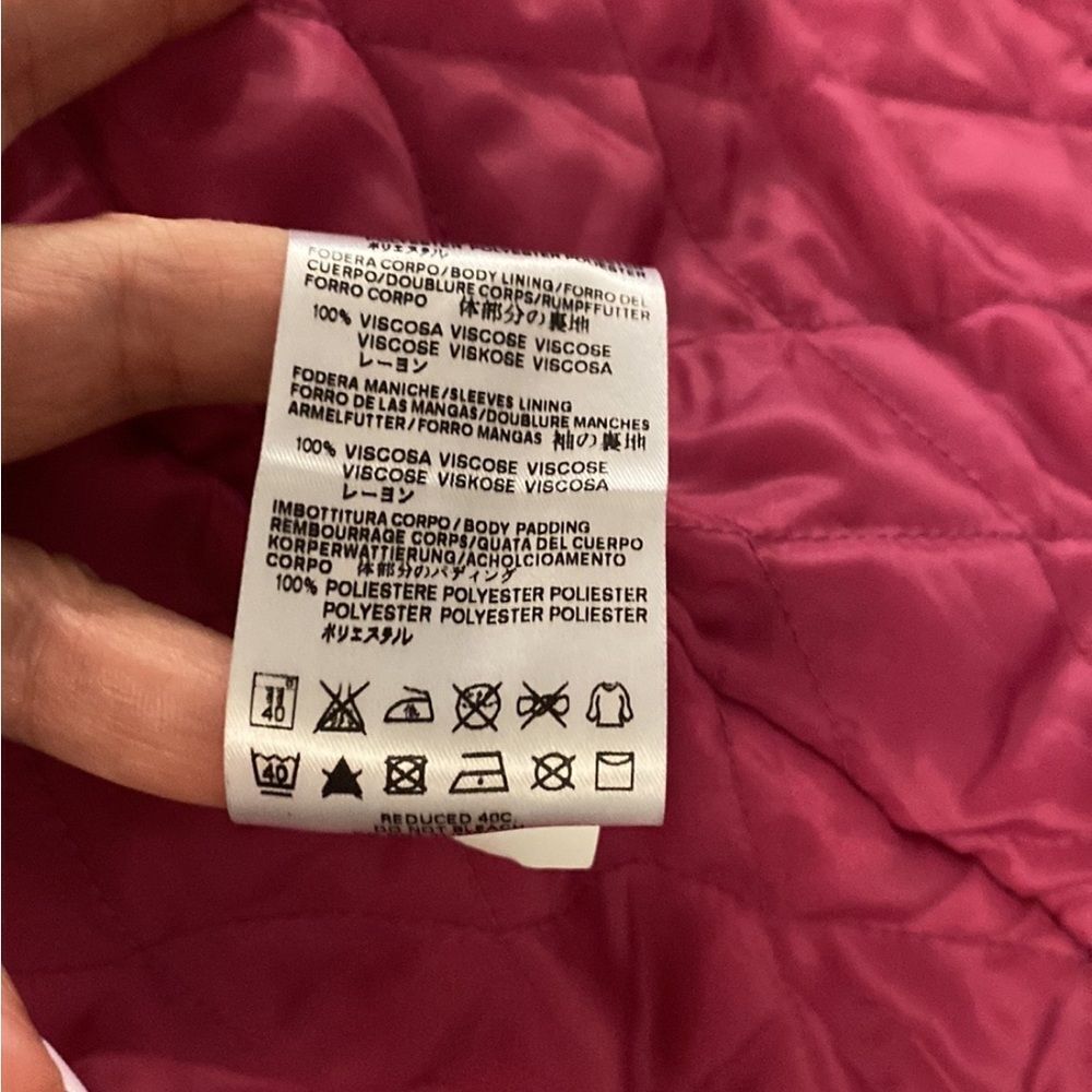 Love Moschino Fuchsia Puffer Jacket, US8 - Picture 12 of 12